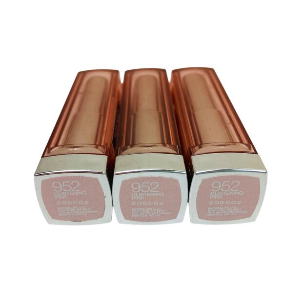 Maybelline Color Sensational Lipstick 952 Glistening Pink - 3 Pack Disco… - Picture 2 of 2